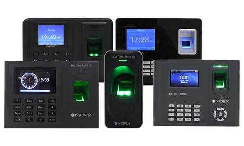 Biometric Attendance System - Plastic, Standard Size, Matte Black | Automatic Touch Screen, 100% Accuracy, Wall Mounted, High Efficiency, Optical Sensor