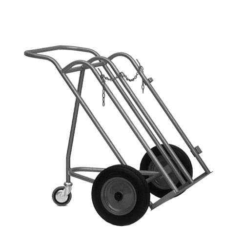 Double Oxygen Cylinder Trolley