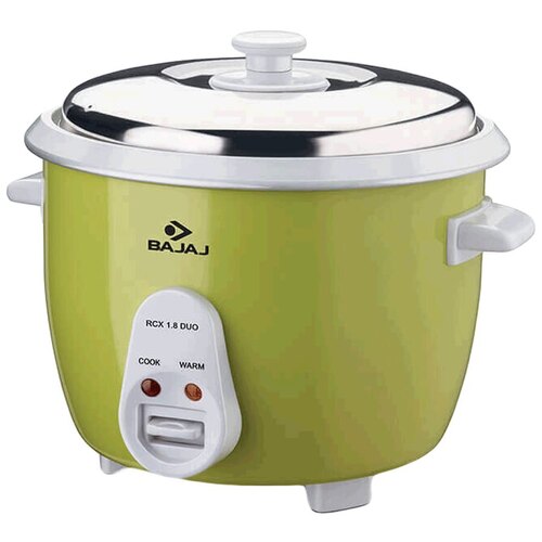 Silver Round Stainless Steel Electric Rice Cooker