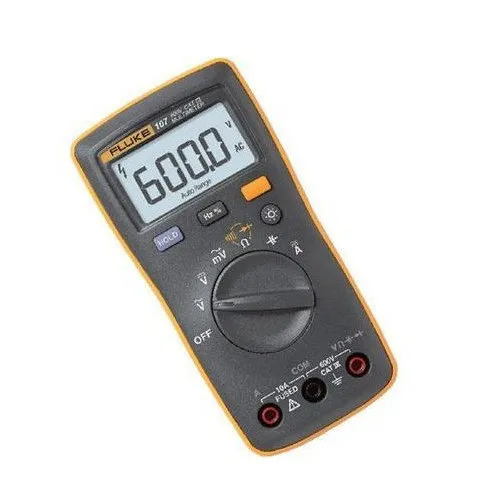 Handheld Ac And Dc Current Digital Multimeter - Color: Yellow