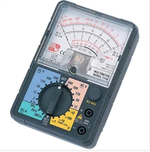 Handheld Analog Multimeter Kyoritsu- 1110 - Color: Black