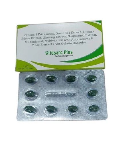 Omega 3 Softgel Capsules Green Tea Graps Seed Ginkgo Biloba