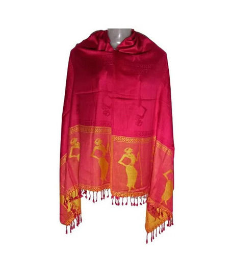 Rectangular Skin-Friendly Breathable Printed Viscose Ladies Stoles for Winter