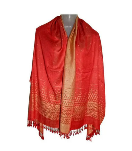 Rectangular Skin-Friendly Breathable Printed Viscose Ladies Stoles for Winter