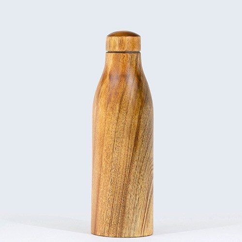 Copper Neem Wood Water Bottle