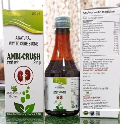 Ayurvedic Ambi-Crush Syrup, Packaging Size 200 ml