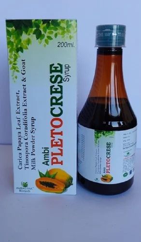 Ayurvedic Ambi Pletocress Syrup, Packaging Size 200 ml