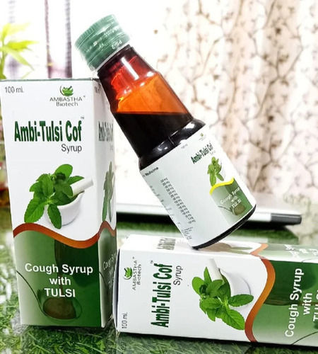 Ayurvedic Ambi-Tulsi Cof Syrup, Packaging Size 100 ml