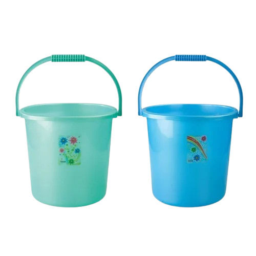 Blue Plastic Water Buckets