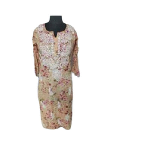 Chikankari Cotton Kurti