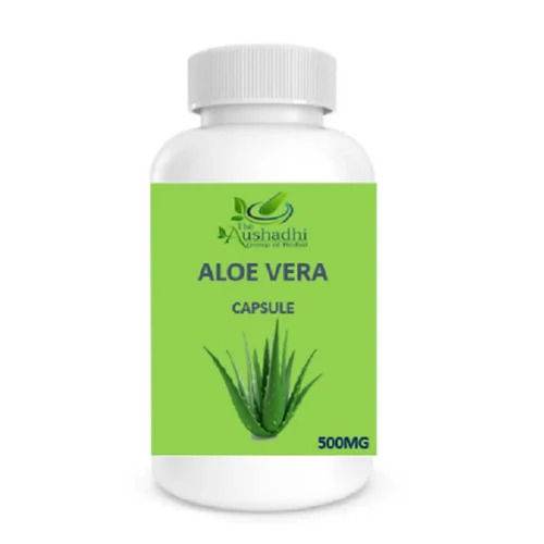 Herbal Aloe Vera Capsules, 500 mg