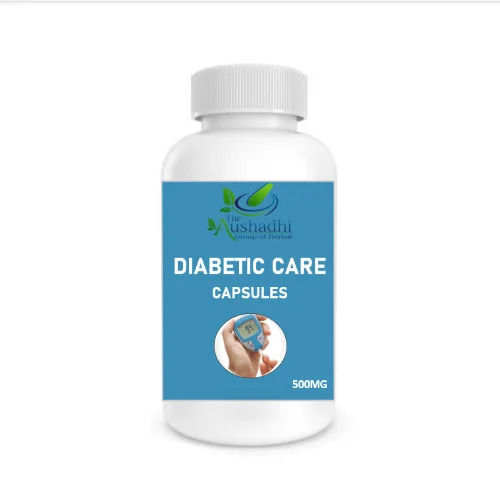 Herbal Diabetic Care Capsules, 500 mg