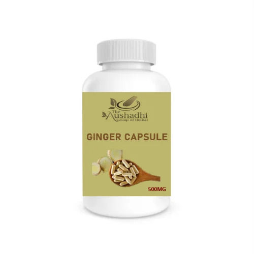 Herbal Ginger Capsules, 500 mg