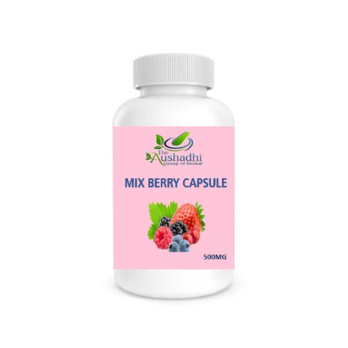 Herbal Mix Berry Capsules, 500 mg