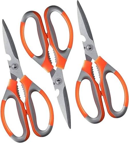 Easy to Operated Portable Plastic Handle and Stainless Steel Blade Household Scissor