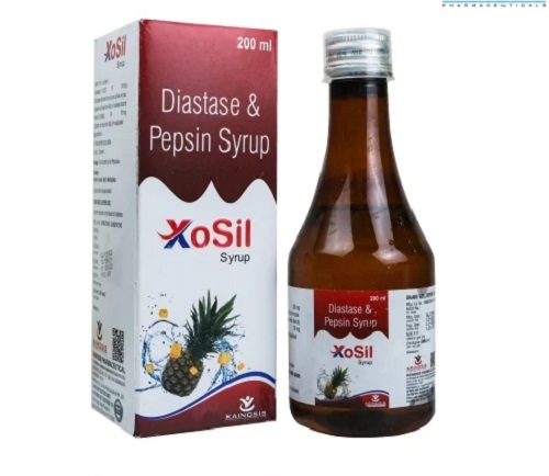 Xosil Diastase And Pepsin Syrup