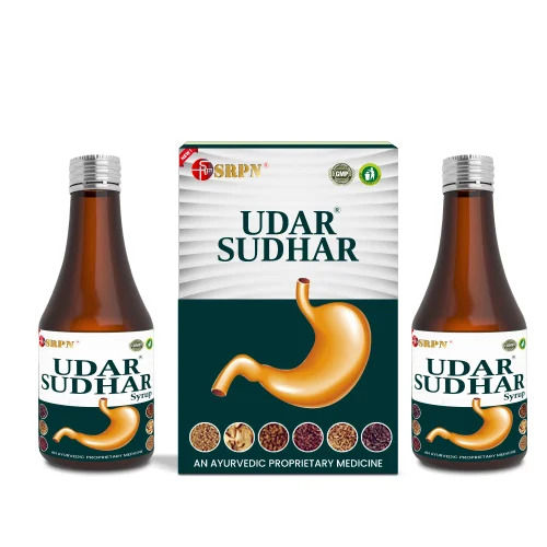 100% Ayurvedic Udar Sudhar Syrup For Digestive Health