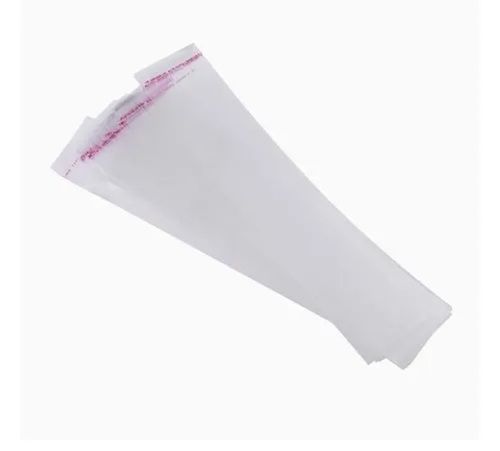 White Plain Transparent Bopp Bags