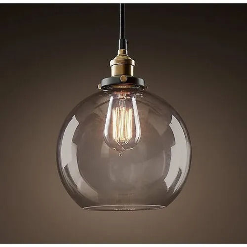 Clear Glass Light Globe Hanging