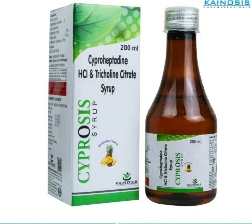 Cyproheptadine Hcl Tricholine Citrate Syrup