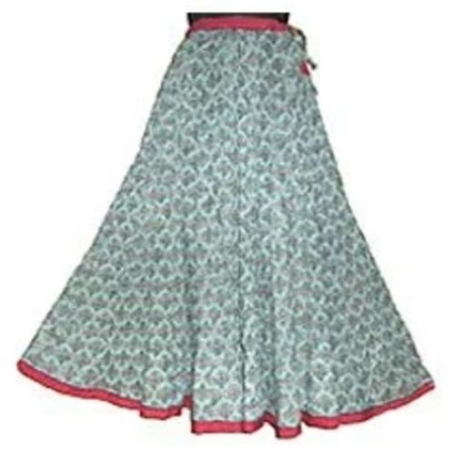 Ladies Long Printed Skirt