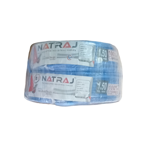 Natraj Halogen With Cotton 2Core Wire 1.50Sqmm, 50+50 Yard