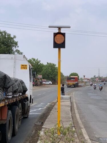 Solar Traffic Warning Blinker Lights