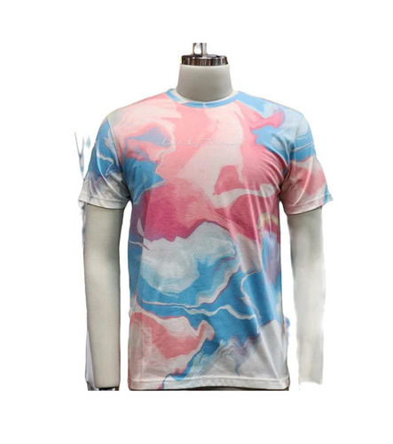 Casual Wear Regular Fit Short Sleeve Round Neck Sublimation Hosiery Mens T Shirts