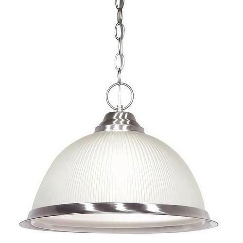 White Glass Kitchen Hanging Light