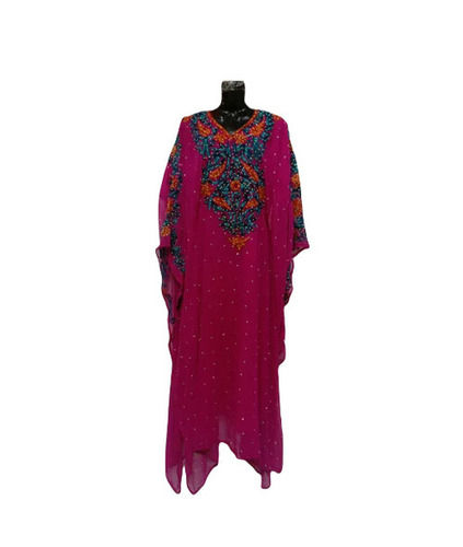 Casual Wear Regular Fit Traditional Religious Embroidered African Abaya for Muslim Ladies