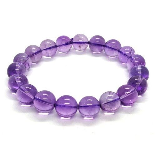 Trendy And Unique Party Wear Light Weighted Skin-Friendly Amethyst Bracelet