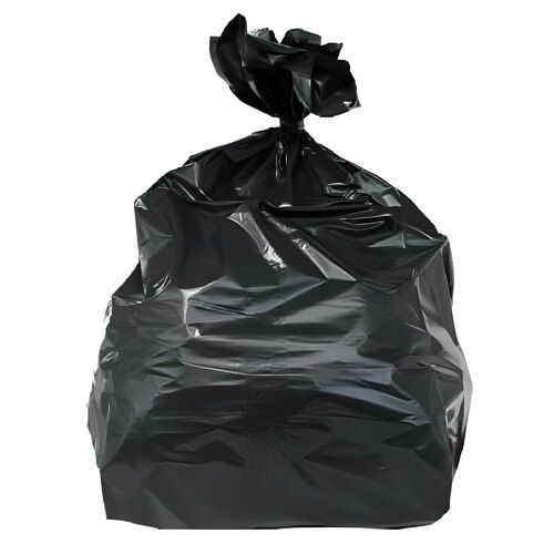 Black Plastic Garbage Bag Shape Square Rectangular