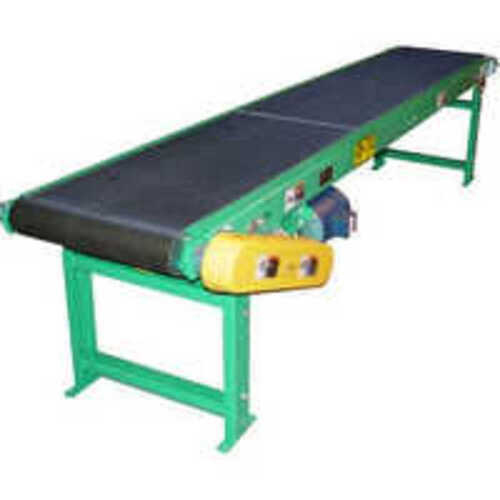 Powder Coated Green Mild Steel Industrial Conveyor