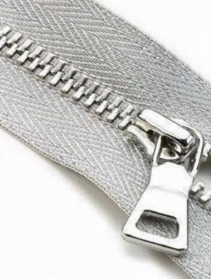 Metal Zippers - One Sided, Plain Metal, Multi Color Options | High Strength, Good Quality for Garments