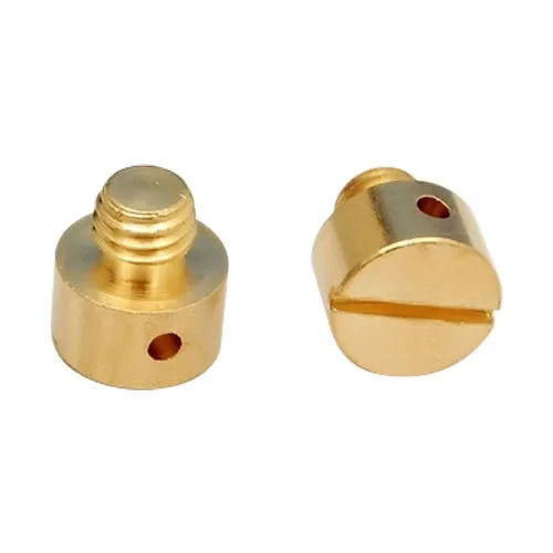Round Rust Proof Brass Slotted Head Screw