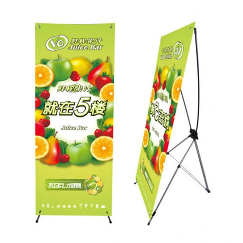 Korean Style Portable X Banner Stand For Trade Shows