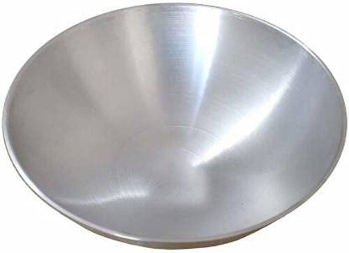 Polished Premium Aluminium Silver Kadai