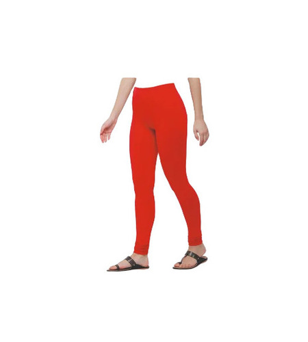 Daily Wear Skin-Friendly Slim Fit Ankle Length Breathable Plain Cotton Lycra Ladies Leggings