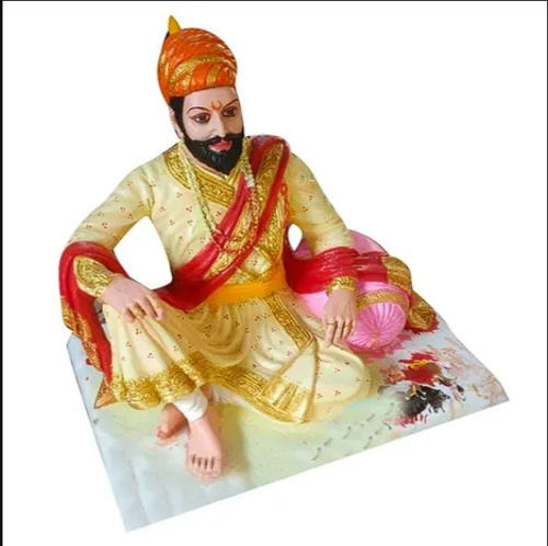 Multicolour Shivaji Maharaj Statue