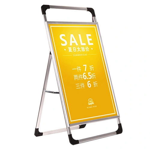 Single Sided Aluminum A Frame Poster Stand