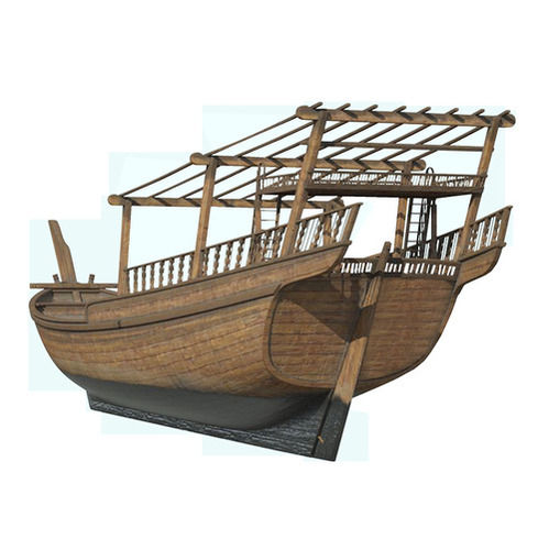 Authentic Wooden Arabian Boat Model