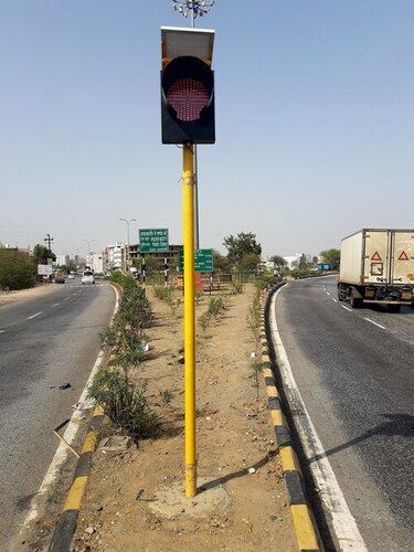 Red Solar Blinker For Traffic Signal