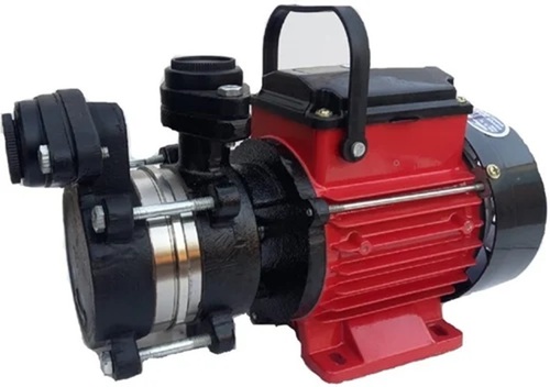 Self Priming Pump - Metal, Standard Size, Red & Black | Electric Power Source, Durable Finish, Very Good Quality