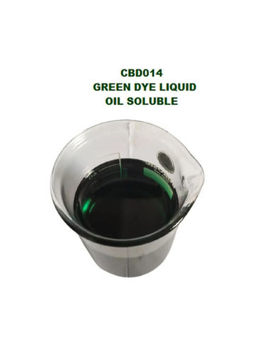 Green Dye Liquid Oil Soluble Application: Yes