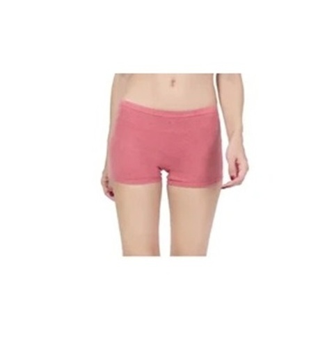 Ladies Cotton Boyshort Panties - All Sizes Pink Color | Breathable Fade Resistant Skin-Friendly Easy to Wash Regular Fit