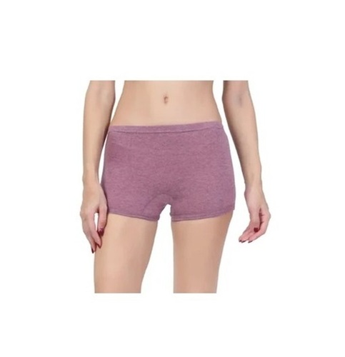 Ladies Boyshort Panties - Cotton All Sizes Purple | Breathable Skin-Friendly Fade Wrinkle and Shrink Resistant Easy to Wash
