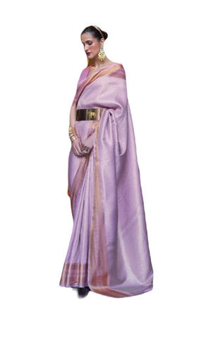 Casual Wear Light Weighted Shrink Resistant Plain Silk Sarees for Ladies