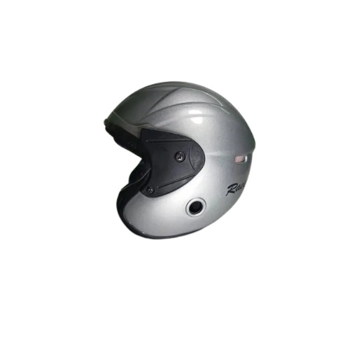 Women Plastic Open Face Bike Helmet - Medium Size, Silver Color | Lightweight Design, Adjustable Chin Strap, High-Impact Resistance, Comfortable Inner Padding, Easy to Clean