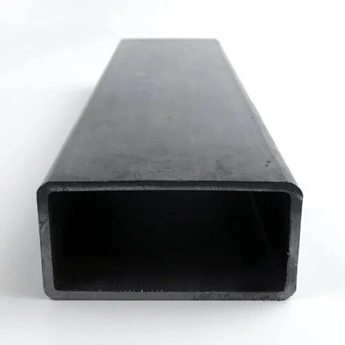 Corrosion Resistant 9m Black Rectangular MS Pipe