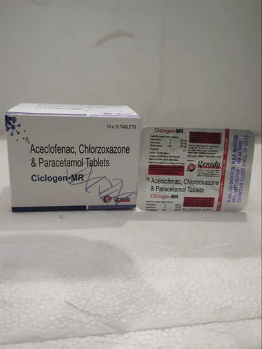 Aceclofenac Chlorzoxazone Paracetamol Tablets